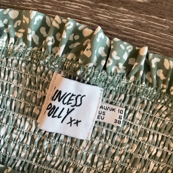 Princess Polly Green Floral Bodysuit - Picture 4 of 6